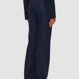 Blue Tafira Linen Stretch Trousers - Joseph