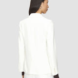 White Marty Linen Stretch Jacket - Joseph