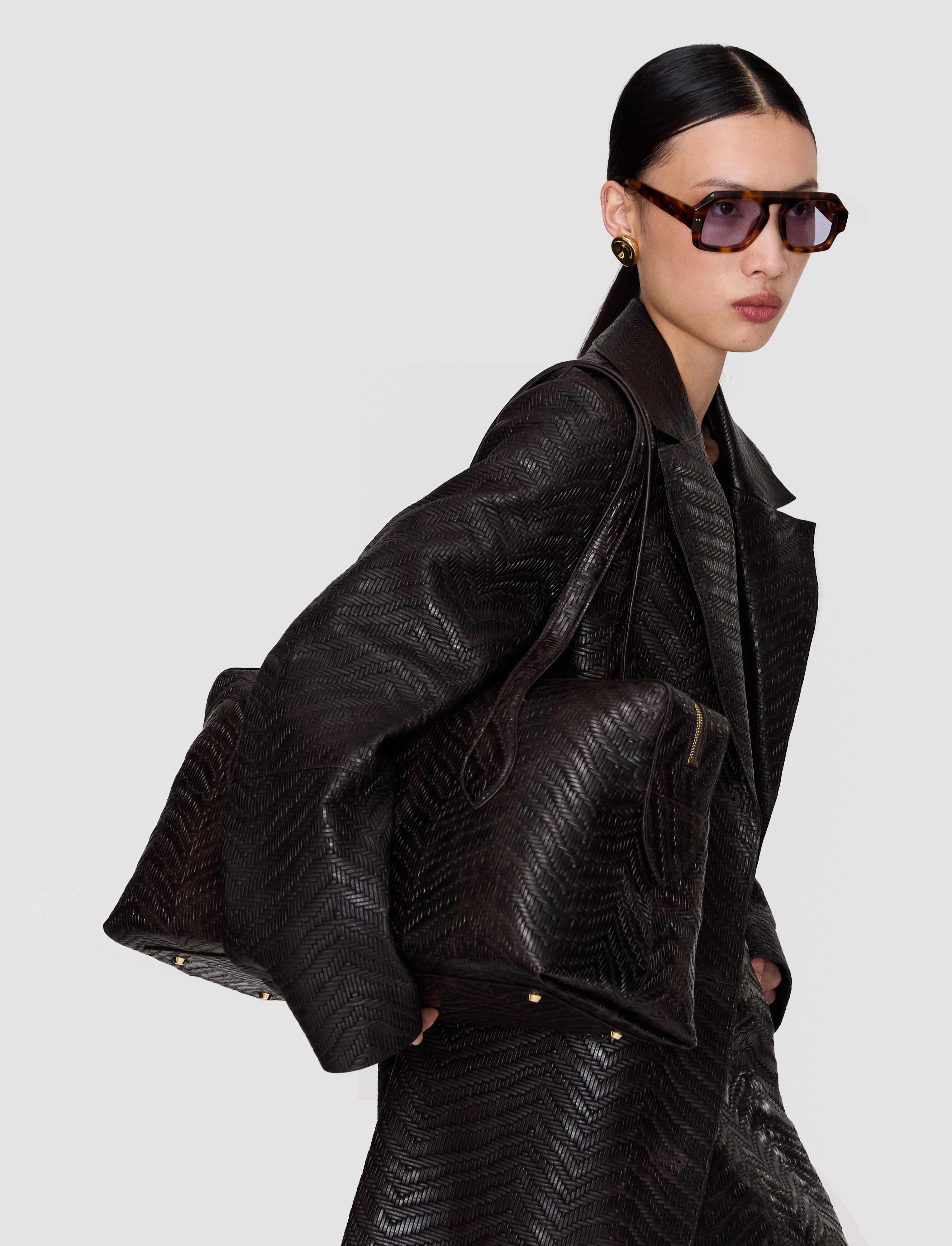 brown-jumbo-embossed-woven-loaf-leather-bag-JOSEPH