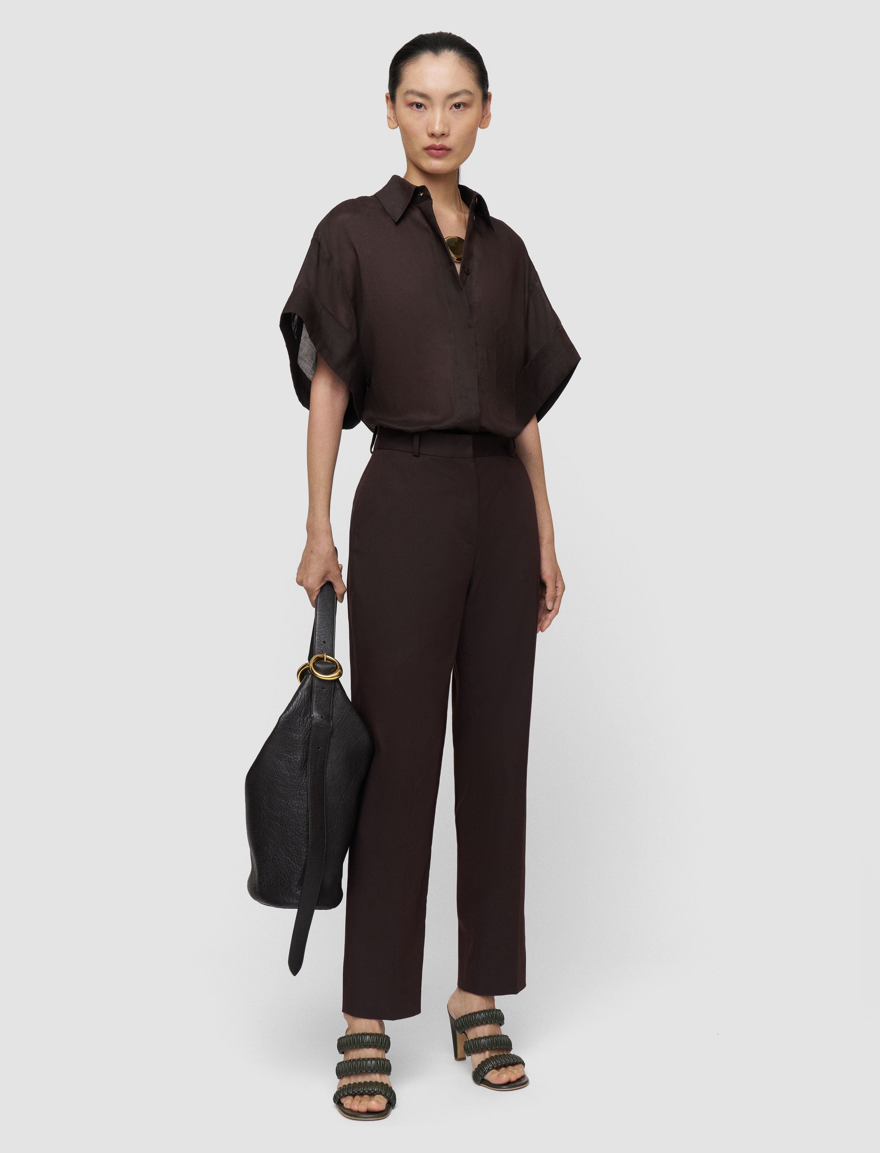 brown-justi-ramie-voile-shirt-JOSEPH