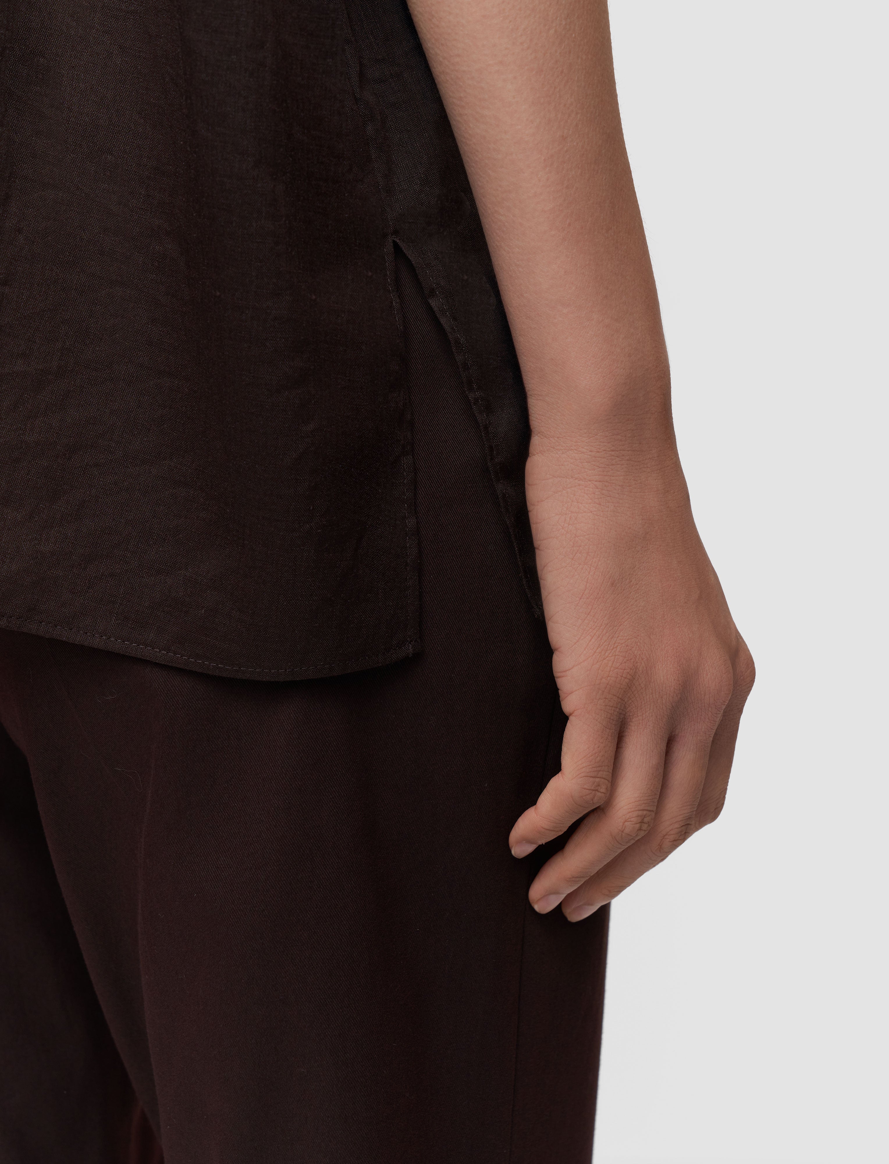 brown-justi-ramie-voile-shirt-JOSEPH