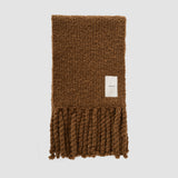Brown Kai Fluffy Bouclé Scarf - Joseph