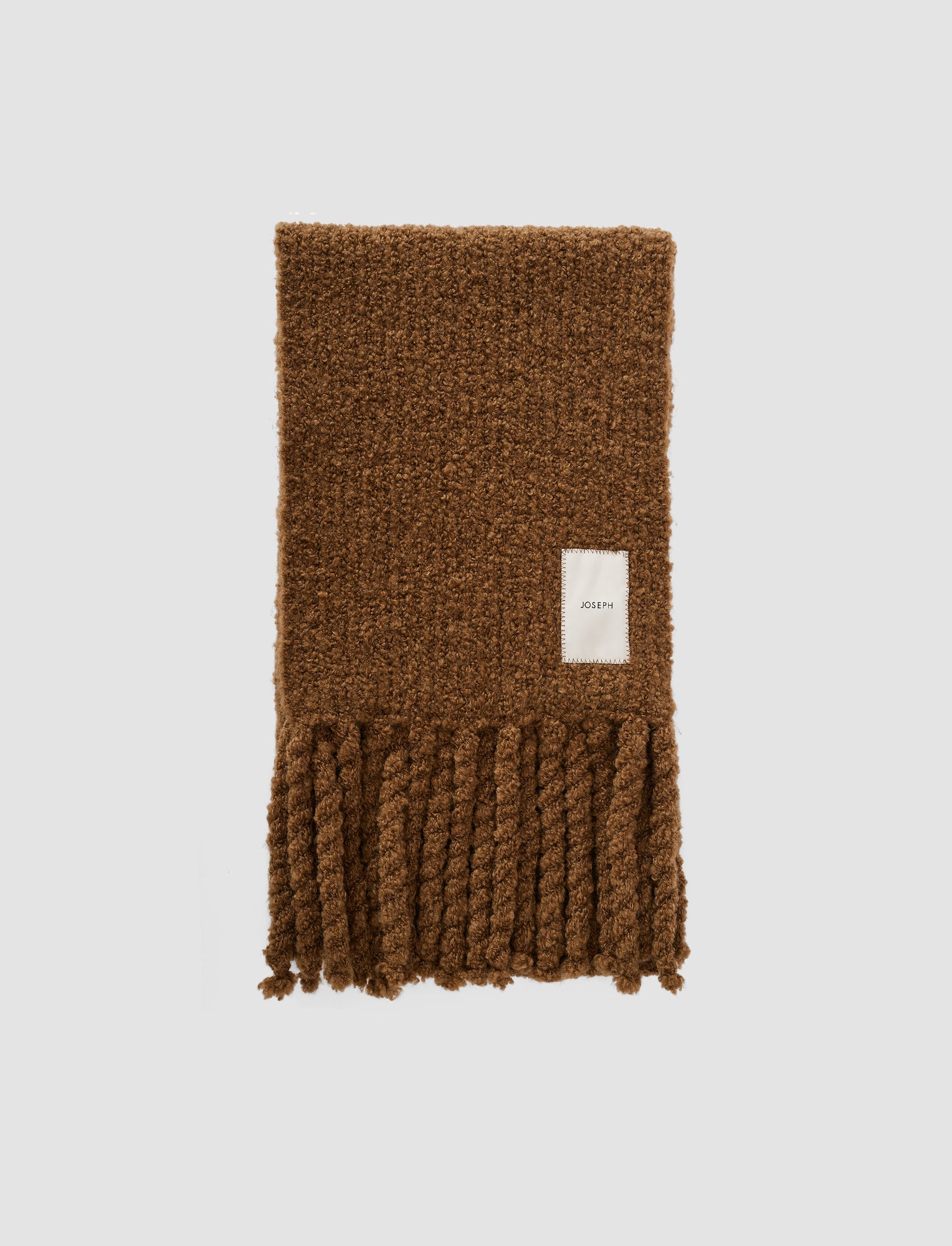 brown-kai-fluffy-boucle-scarf-JOSEPH