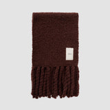 Purple Kai Fluffy Bouclé Scarf - Joseph