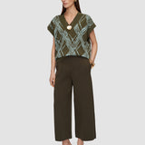 Green Kassi Milano Knit Trousers - Joseph