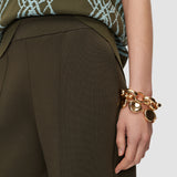 Green Kassi Milano Knit Trousers - Joseph