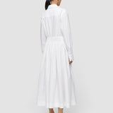 White Kathe Cotton Poplin Dress - Joseph