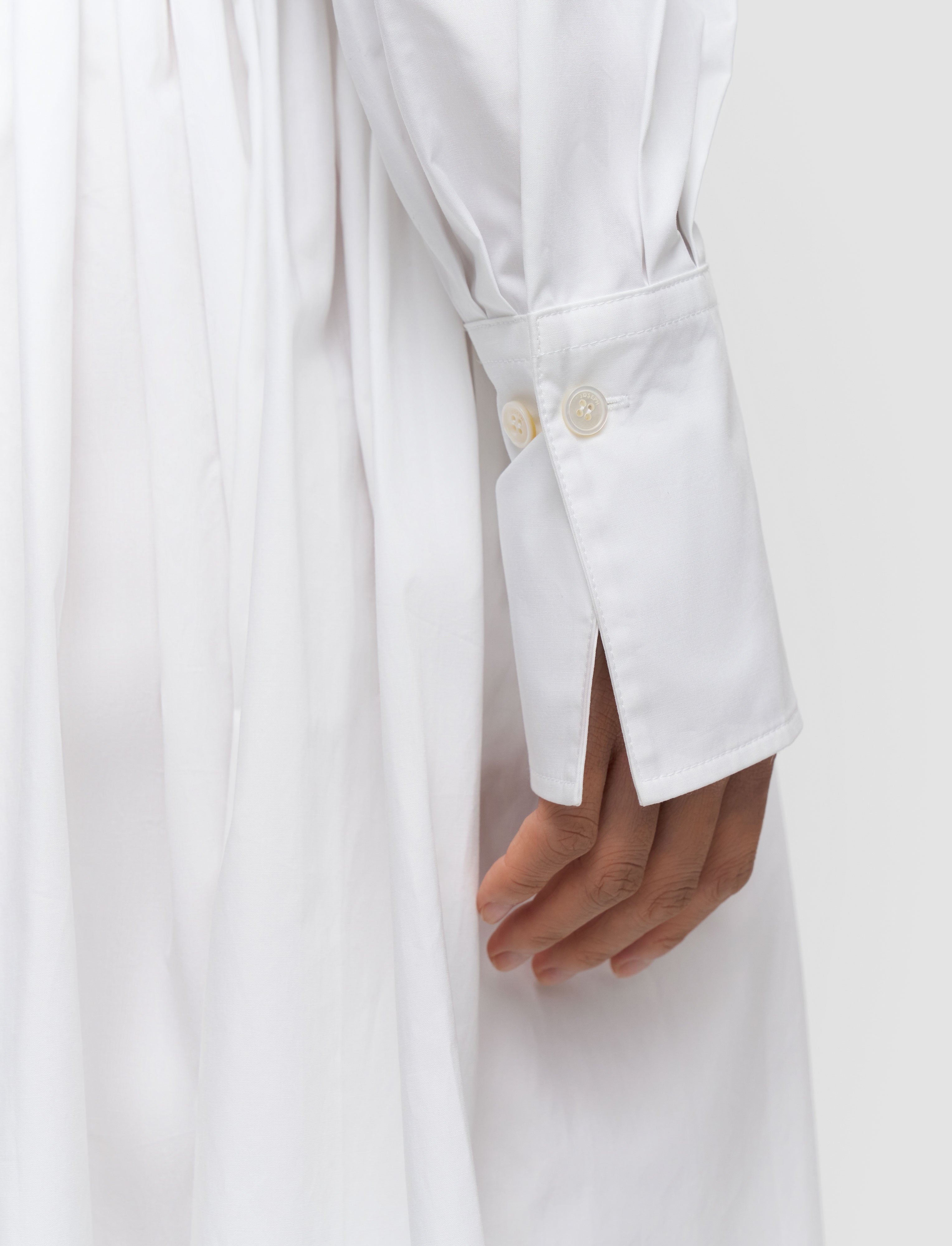 白-kathe-cotton-poplin-ドレス-JOSEPH