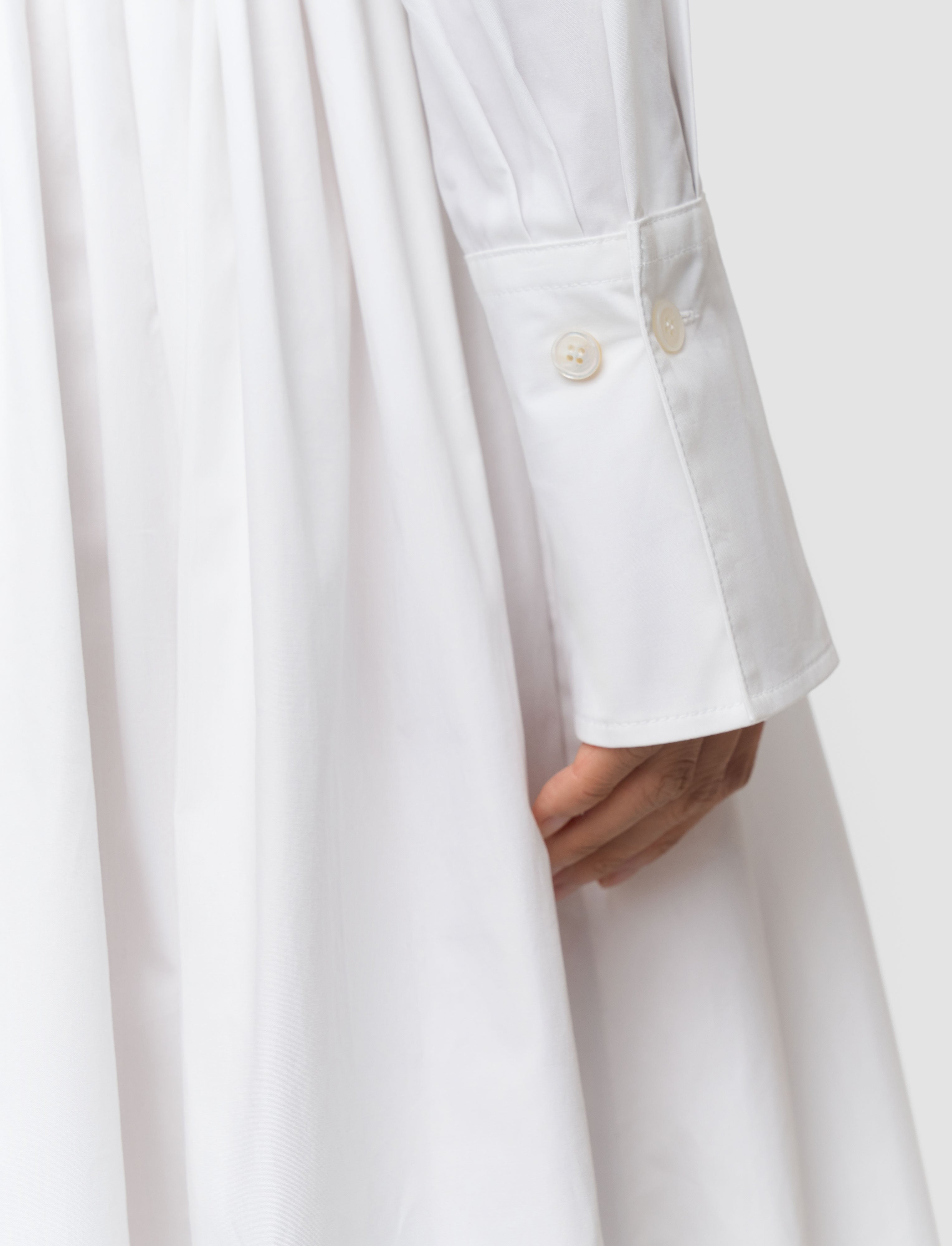 白-kathe-cotton-poplin-ドレス-JOSEPH