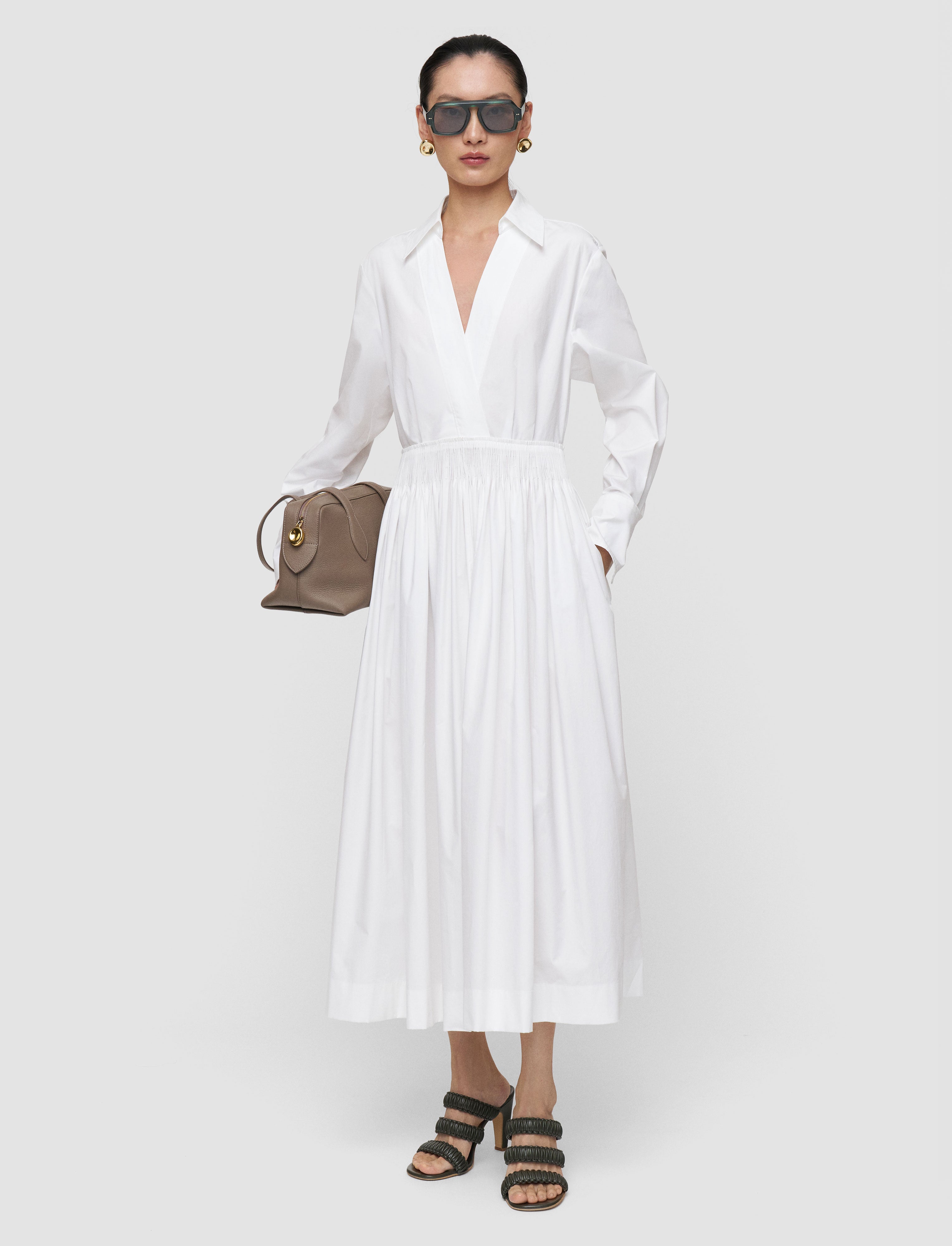 Kathe Cotton Poplin Dress Regular / 32