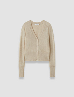 Beige Keane Light Pure Cashmere Cardigan - Joseph