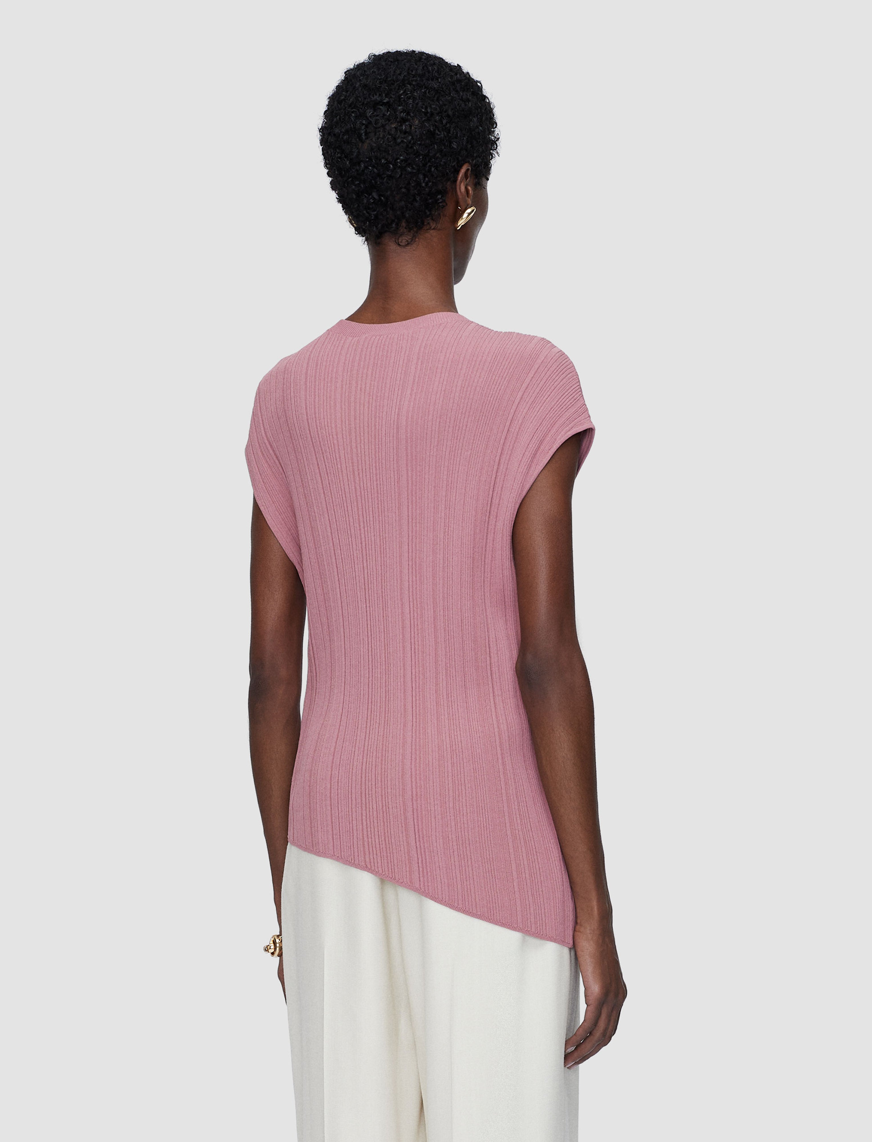 rose-top-kenit-en-maille-plissee-JOSEPH