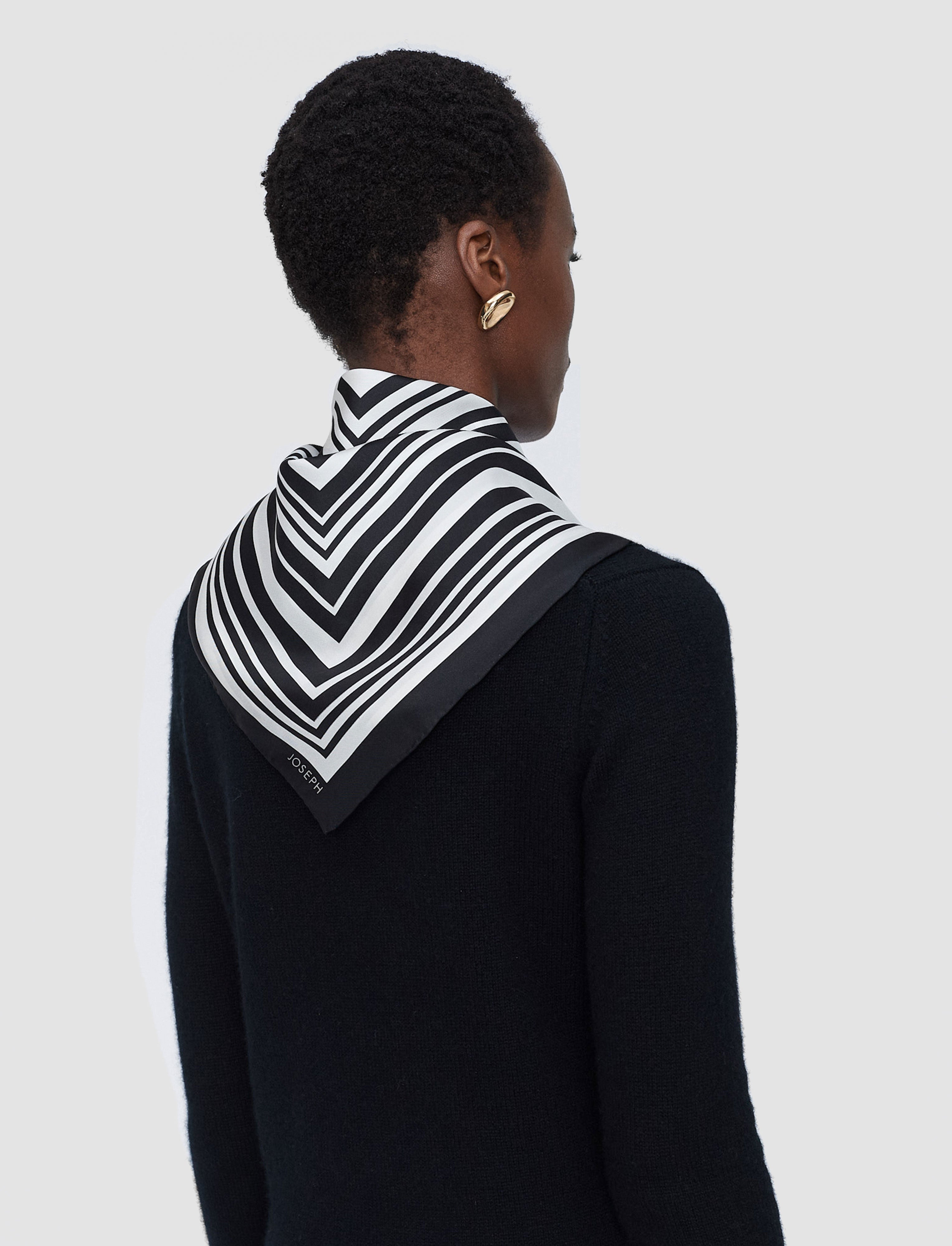 Kenza Silk Scarf in Multicolour | JOSEPH US
