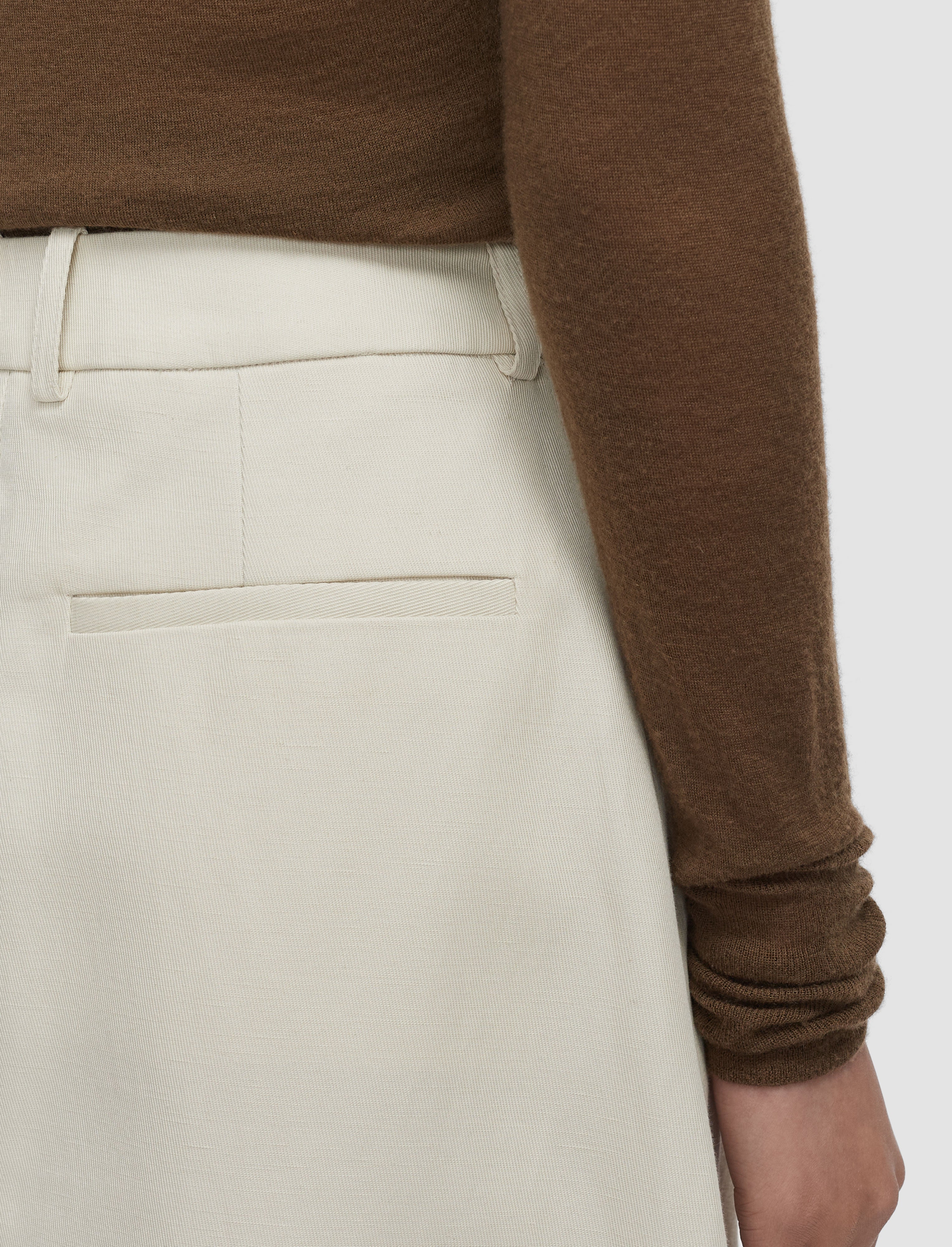 white-kharis-cotton-twill-skirt-JOSEPH