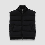 Black Knitted Down Puffer Gilet - Joseph