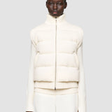 White Knitted Down Puffer Gilet - Joseph