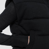 Knitted Down Puffer Gilet