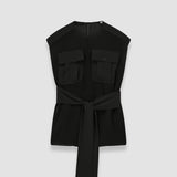 Kniza Crepe de Soie Silk Blouse