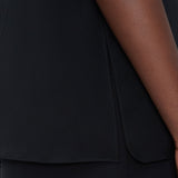 Black Kniza Crepe de Soie Silk Blouse - Joseph