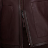 Purple Kyro Reversible Soft Shearling Jacket - Joseph