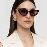 Brown Laarous Cat Eye Sunglasses - Joseph