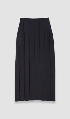 Black Lagny Compact Milano Knit Skirt - Joseph