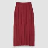Red Lagny Compact Milano Knit Skirt - Joseph