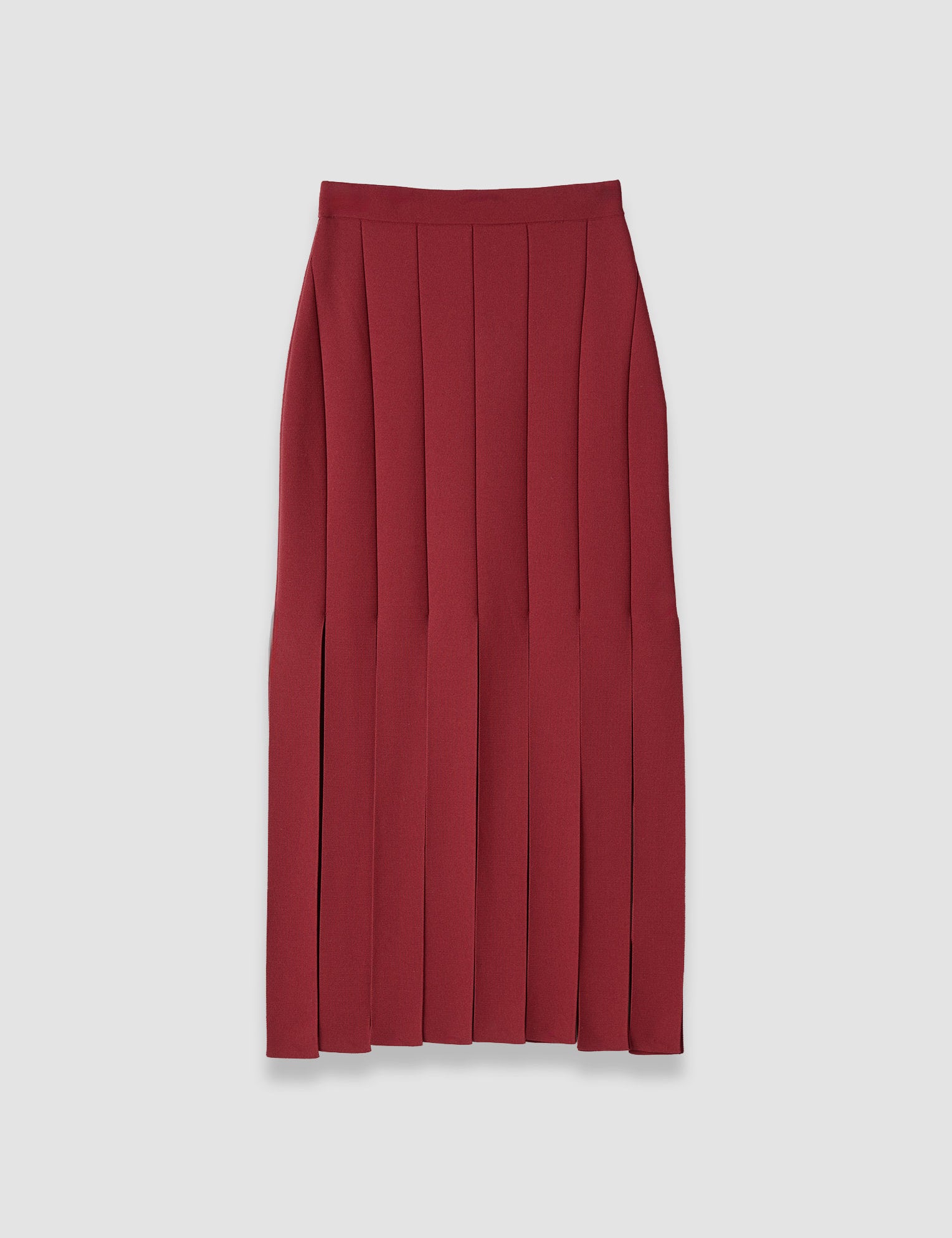 Red Lagny Compact Milano Knit Skirt - Joseph