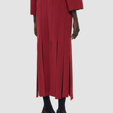 Red Lagny Compact Milano Knit Skirt - Joseph