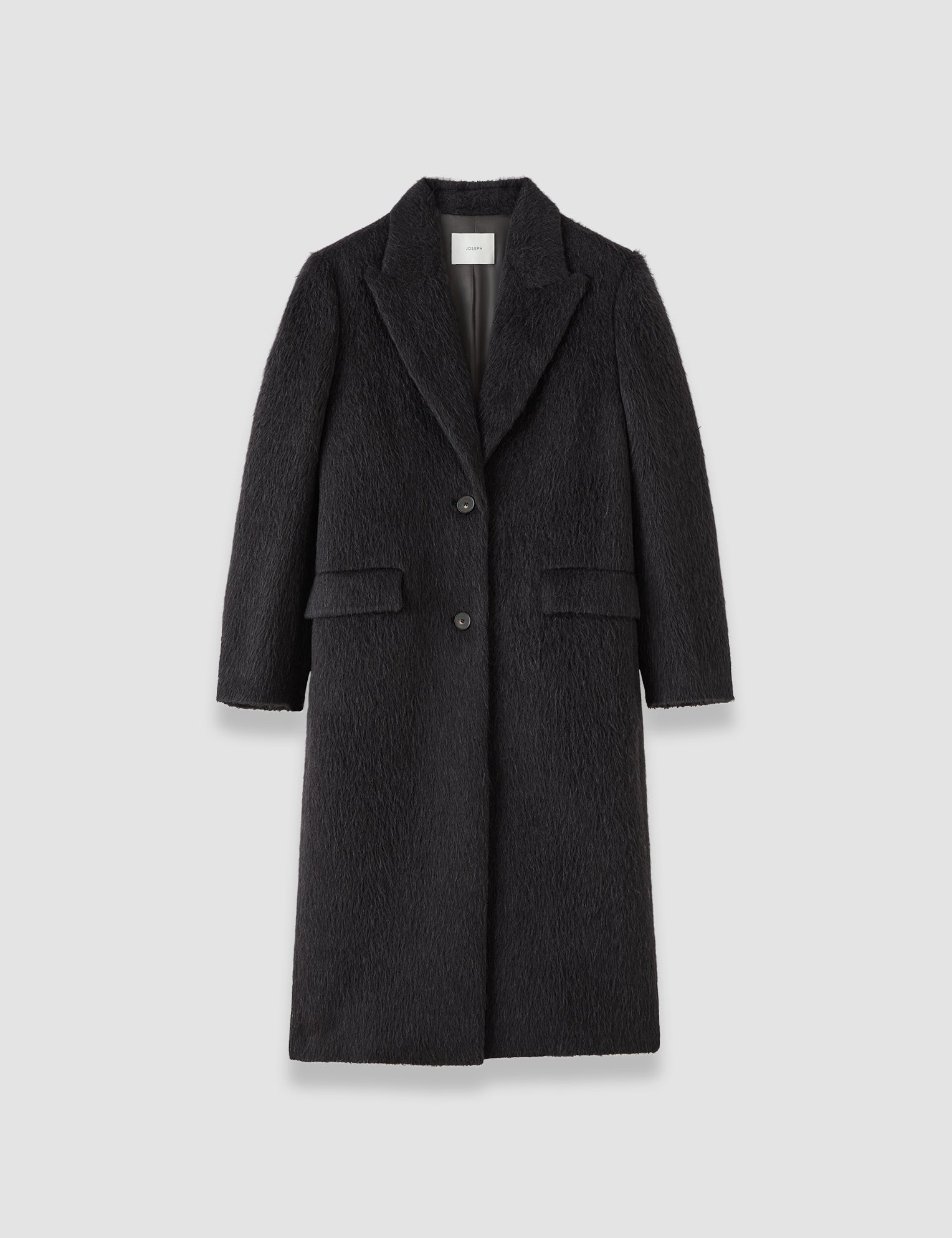 Grey Laia Alpaca Wool Coat - Joseph