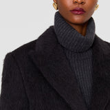 Grey Laia Alpaca Wool Coat - Joseph