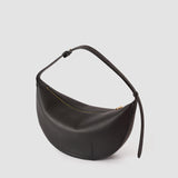 Black Large Bean Leather Bag - Joseph
