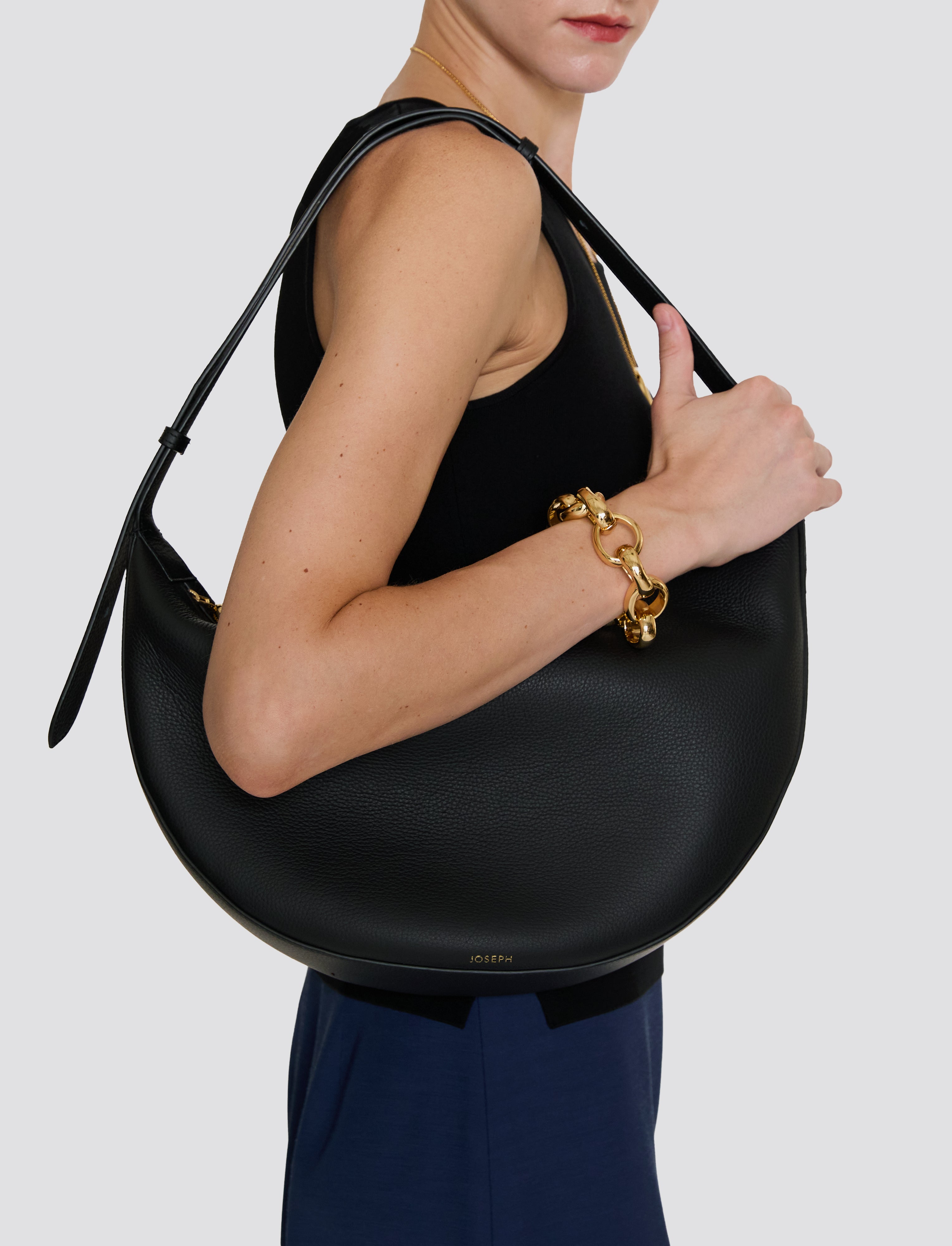 黒-large-bean-leather-バッグ-JOSEPH