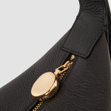 Black Large Bean Leather Bag - Joseph
