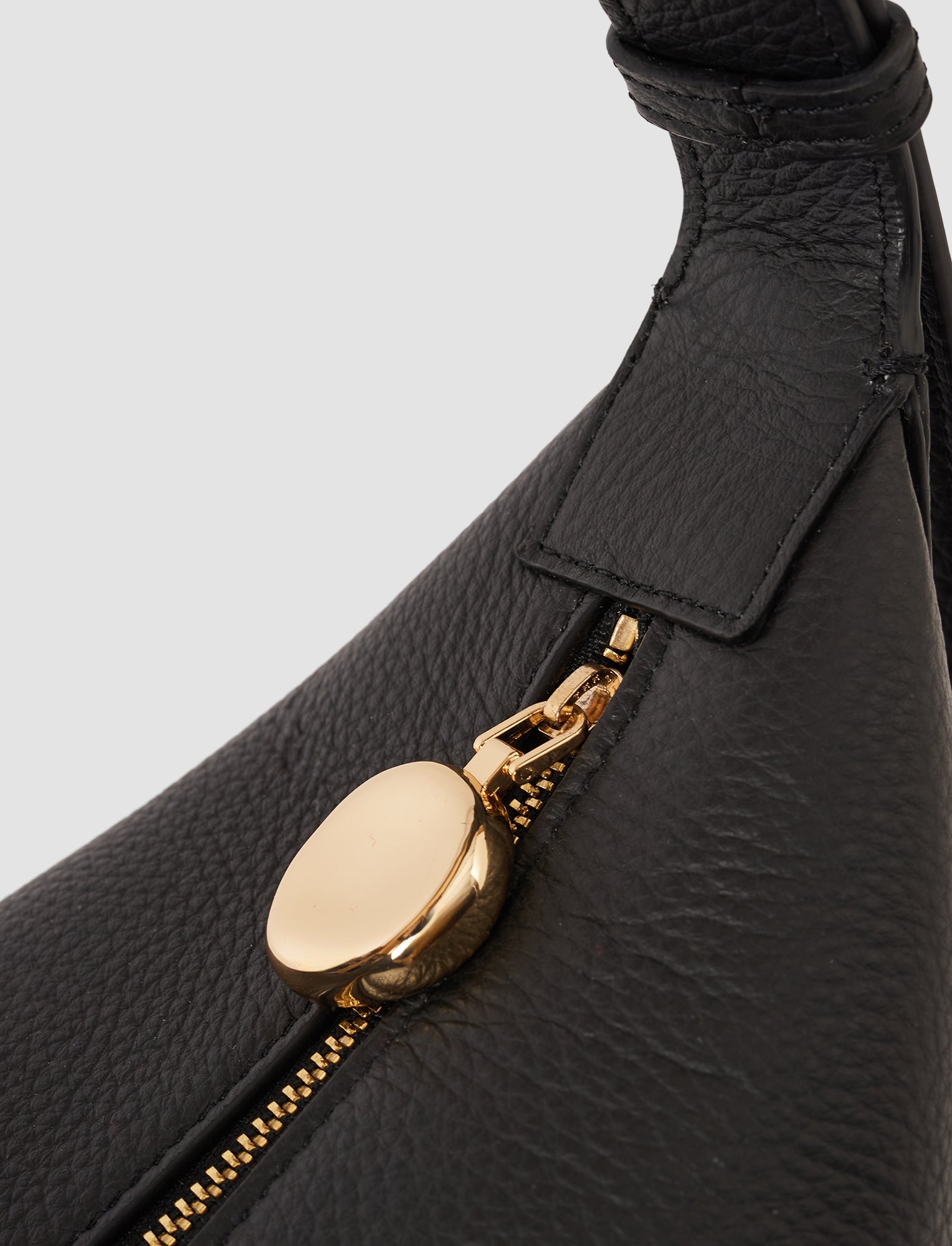 black-large-bean-leather-bag-JOSEPH