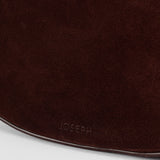 Purple Large Bean Suede Bag - Joseph
