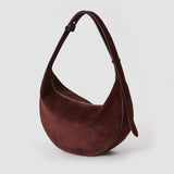 Large Bean Suede Bag