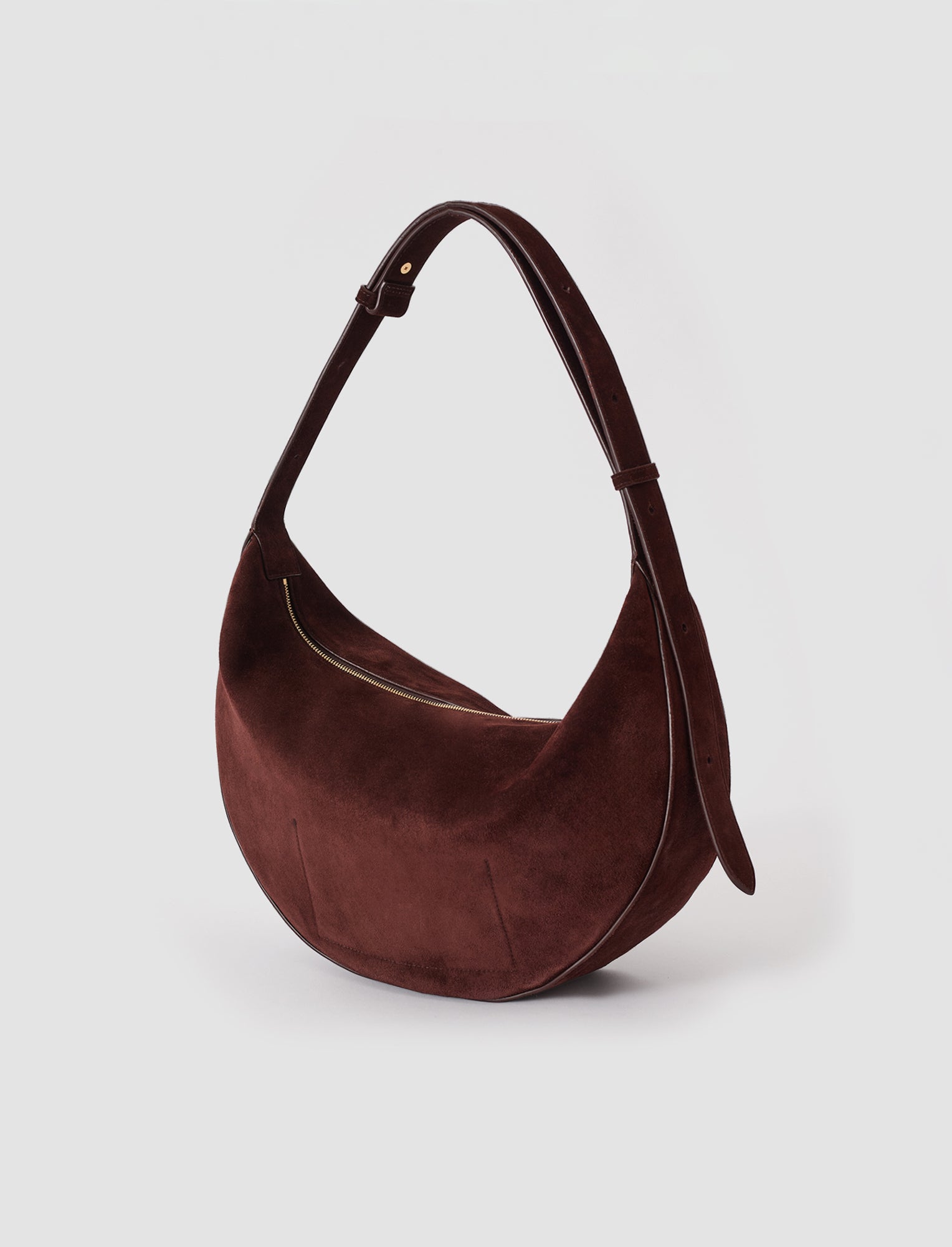 purple-large-bean-suede-bag-JOSEPH