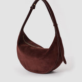 Large Bean Suede Bag