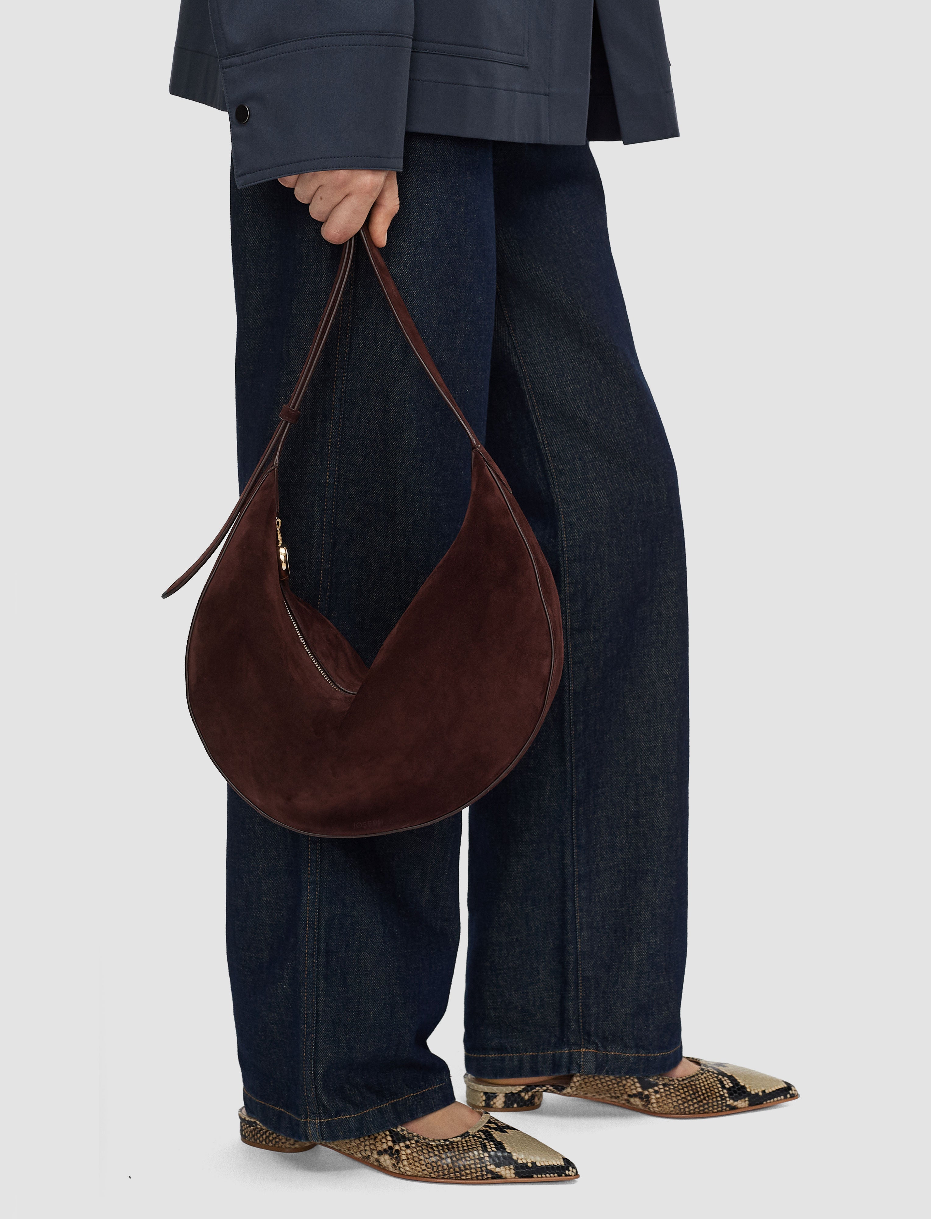purple-large-bean-suede-bag-JOSEPH
