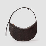 Large Bean Woven Leather Bag