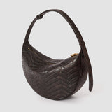 Large Bean Woven Leather Bag
