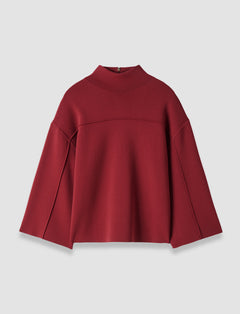 Red Larrey Compact Milano Knit Top - Joseph