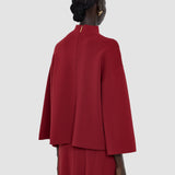 Red Larrey Compact Milano Knit Top - Joseph
