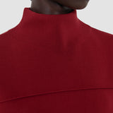 Red Larrey Compact Milano Knit Top - Joseph