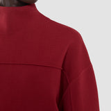 Red Larrey Compact Milano Knit Top - Joseph