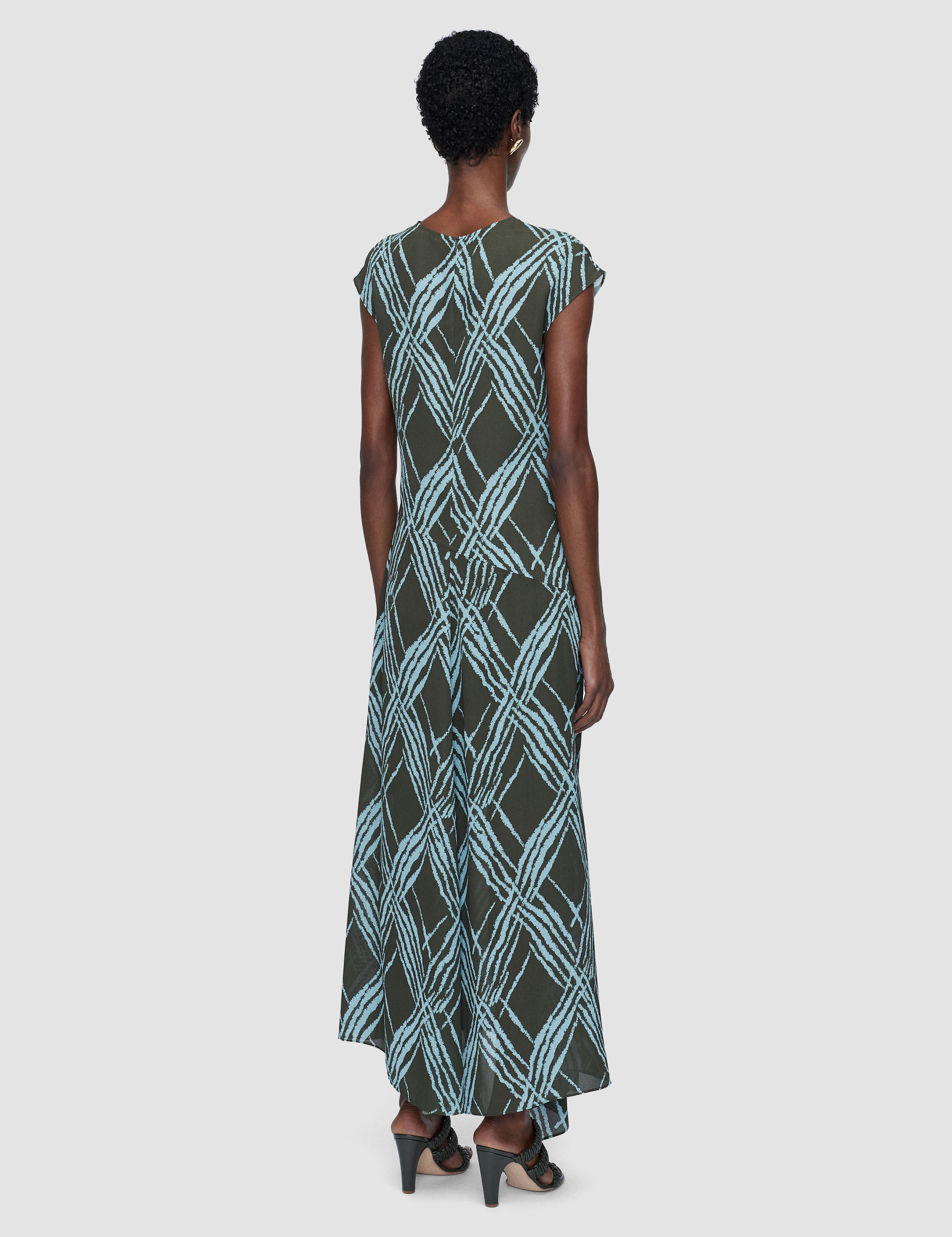 Multicolour Lauri Open Weave Silk Dress - Joseph