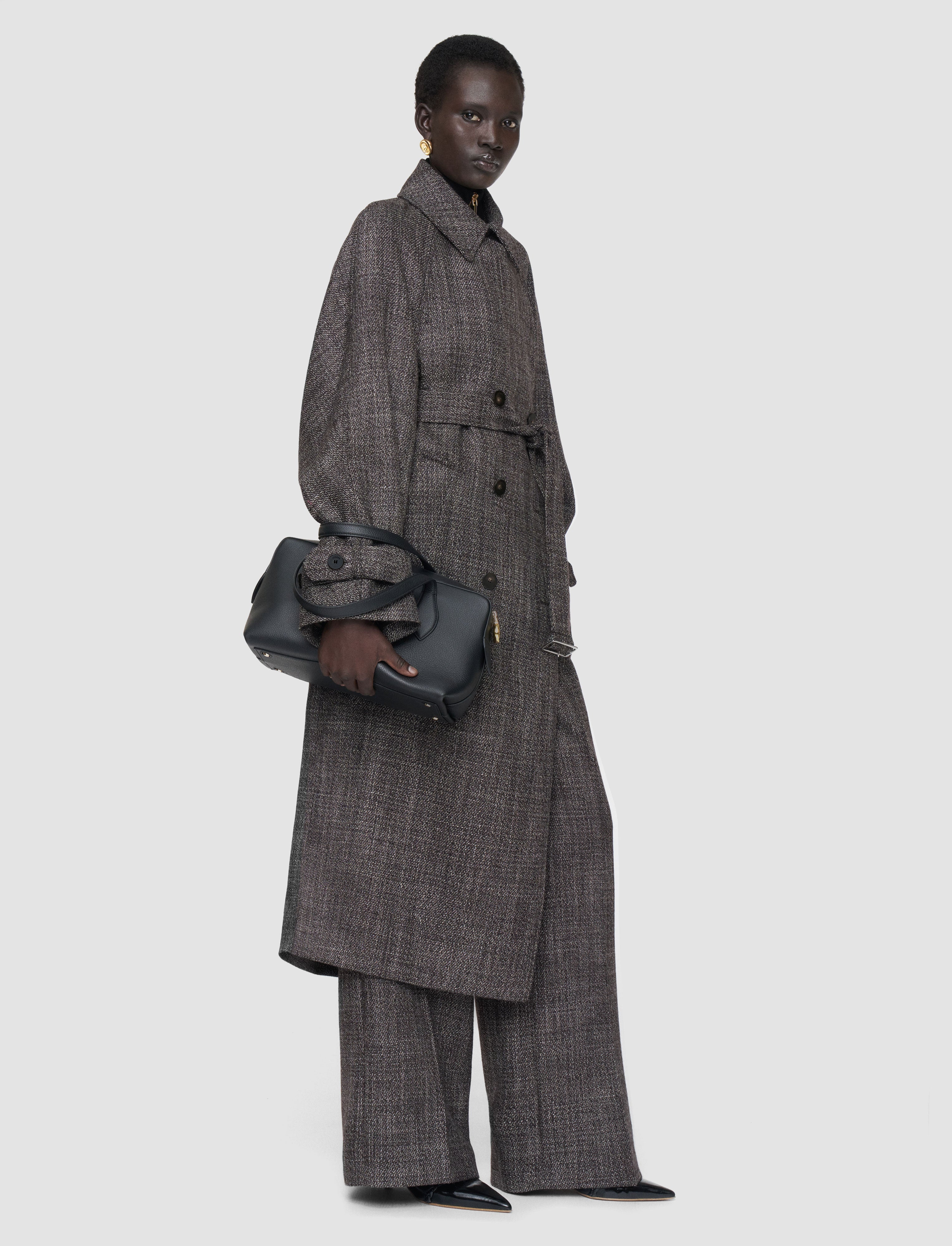 marron-manteau-laurin-en-laine-texturee-JOSEPH