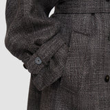 Manteau Laurin en laine texturée 