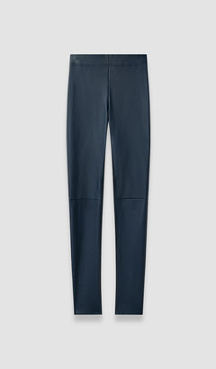 Blue Leather Stretch Leggings - Joseph